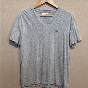 Lacoste Gray Short Sleeve Tee